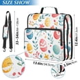 thumbnail image 2 of FORMRS Zipper Binder with Shoulder Strap 2-inch Ring 500 Sheet Capacity File Bag, Cute Easter Eggs, 2 of 5