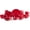 Red, variant on HomeVss, Pearl Dots Stoneware Dinnerware (16pc Set, Grey)