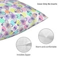 thumbnail image 3 of Fuzoiu Butterflies on Polka Dots Print Square Pillow Cover,Hidden Zipper Design,Luxury Square Pillow Case, Throw Pillow,Couch Cushion-12"x12", 3 of 7