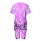 thumbnail image 2 of Blusas para las Mujeres Casual Impreso Cuello en V Manga Corta Blusa Pantalones Cortos, Conjuntos de Ropa para las Mujeres, 2 of 5
