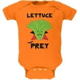 thumbnail image 1 of Halloween Vegetable Lettuce Let Us Prey Dracula Funny Soft Baby One Piece, 1 of 1