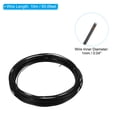 thumbnail image 2 of Uxcell 1.0mm Bonsai Training Wire Floral Wire Stems Anodized Aluminum Tree Wire 65.6 Feet Total Black 2 Rolls, 2 of 6