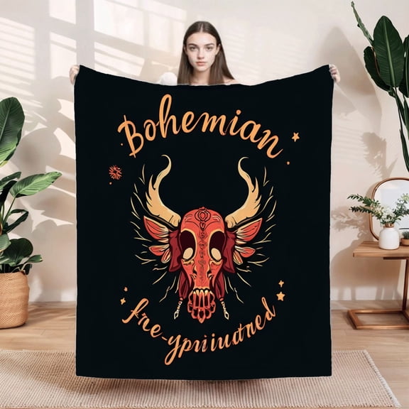 Durable Soft & Warm Flannel Blanket - Cozy Design with Vibrant Patterns Perfect for Sofa Travel Bed & Chair - Embrace Comfort