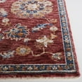 thumbnail image 3 of SAFAVIEH Heirloom Kenelm Floral Polyester Area Rug, Rust/Ivory, 6'7" x 6'7" Square, 3 of 8