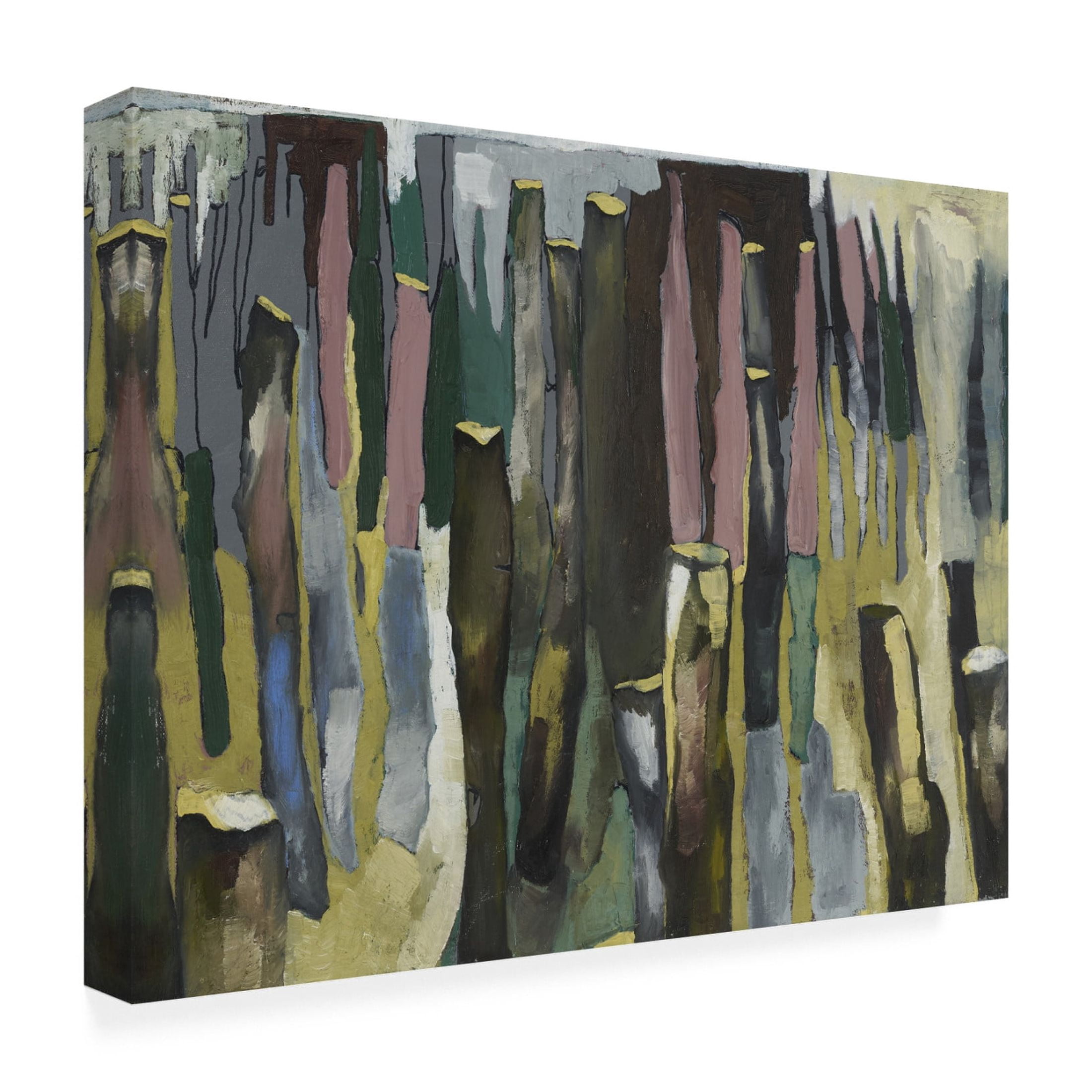 Canvas Wall Art - Erin McGee Ferrell 'Ocean Pilings' Wall Art for Living Room, Bedroom, or Office Décor by Trademark Fine Art - 47 x 35 Inches