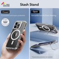 thumbnail image 3 of Funda de teléfono ESR para iPhone 15 Pro con MagSafe Military-Grade Clear, 3 of 9
