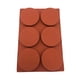 thumbnail image 3 of Moldes para pasteles grandes de 6 cavidades, moldes para hornear de silicona antiadherentes, discos redondos de resina, molde para pasteles de mousse, postres, dulces, jabón, 3 of 5