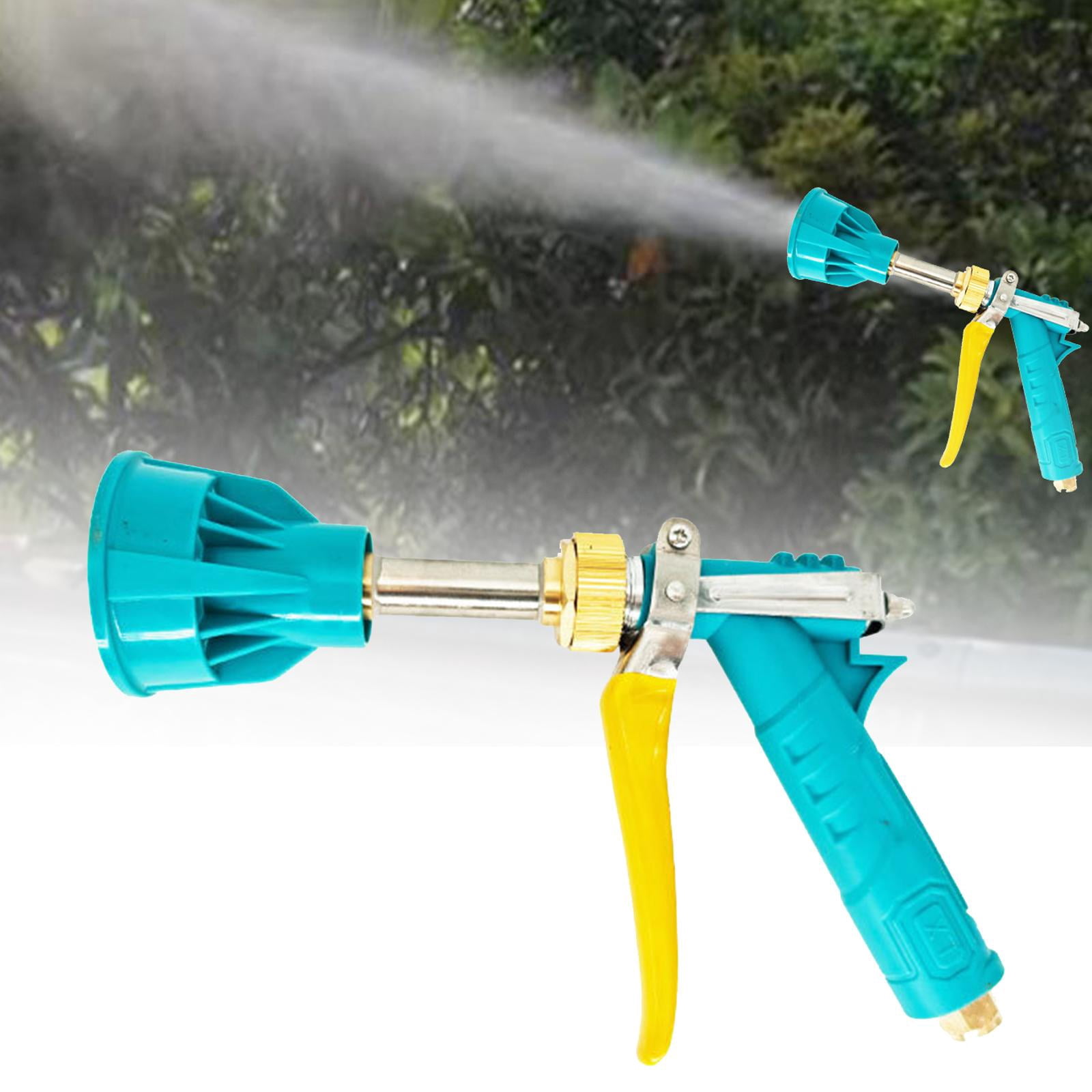 figatia Garden Hose Nozzle Heavy Duty Quick Connector, Hose Attachment, Agricultural Sprayer High Power Washer Sprayer for Lawn Patio Short