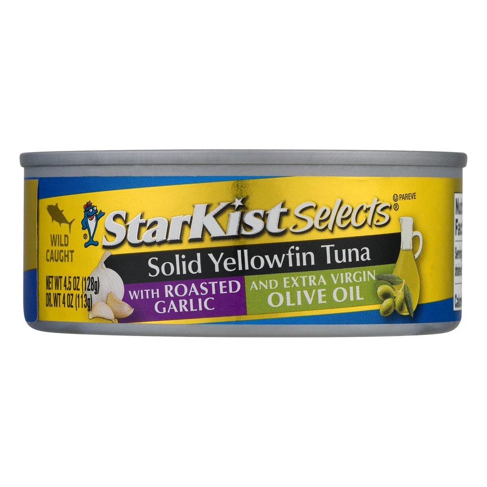 StarKist Selects E.V.O.O.® Solid Yellowfin Tuna with Roasted Garlic and