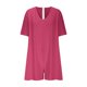 thumbnail image 5 of Traje Corto de Cuello en V para las Mujeres Color Sólido Atlético con Bolsillos, Poliéster, 5 of 9