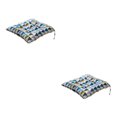 thumbnail image 4 of kurtrusly Soft And Comfortable Square Chair Cushion For Cozy Seat Fitting Simple And Easy-care Seat Cushions Colorful Triangles 2Set, 4 of 6