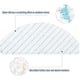 thumbnail image 4 of Reemplazo de robots de barrido Almohadillas desechables para fregona, 50 Uds., para Ecovacs Deebot Ozmo T8 Aivi, T8 Max, 4 of 5