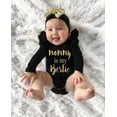 thumbnail image 4 of 2Pcs Newborn Infant Baby Girls Bodysuit Romper Jumpsuit Outfits Clothes + Headband, 4 of 5