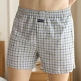 thumbnail image 2 of Uikmnh Loose Men Underwear Pure Big Shorts High Waist Breathable Casual Soft Everyday Comfort, 2 of 5