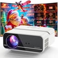 thumbnail image 1 of [Proyector] DBPOWER 4K 600 ANSI FHD 1080P nativo con WiFi 5G y BT, 1 of 9