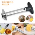 thumbnail image 3 of Muyoka Pi帽a Corer Slicer Peeler Cortador de frutas de acero inoxidable Parer Herramienta de cocina Anillos de frutas en cubitos, 3 of 7