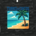 thumbnail image 4 of Inktastic Turks & Caicos Beach Paradise Palm Tree Women's T-Shirt, 4 of 5