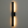 thumbnail image 4 of C Cattleya 2-Light Outdoor Wall Light Integrated LED Wall Sconce with Matte Black Finish, 4 of 6