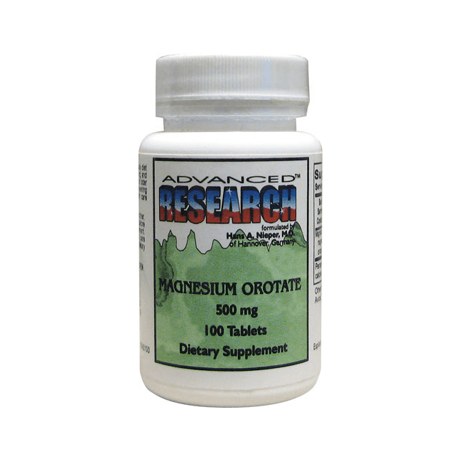 Advanced Research - Magnesium Orotate 500 mg. - 100 Tablets