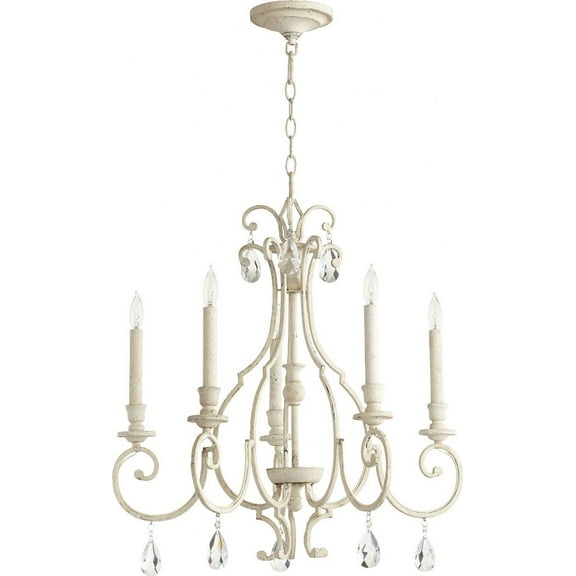 Quorum International Ansley 5-Light Persian White Chandelier