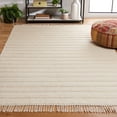 thumbnail image 2 of SAFAVIEH Kilim Sharon Striped Area Rug, Natural/Ivory, 6' x 9', 2 of 8