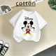 thumbnail image 2 of Camiseta de algodón de verano para niños de la marca Mickey, linda camiseta de dibujos animados de Disney para niño y niña, camiseta informal de cuello redondo, ropa para niños, 2 of 5