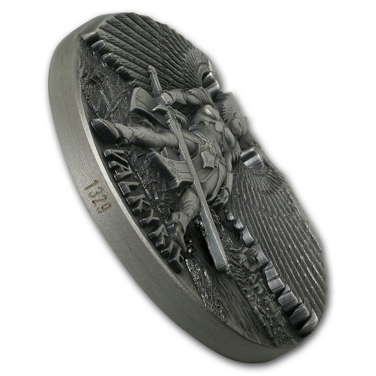 2016 Tokelau 3 oz Silver Max Relief (Legends of Asgard, Valkyrie