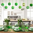 thumbnail image 5 of BemeyourBBs 16/32 PCS St Patrick Day Ball Ornament for Tree Decoration 3 Inch Green Shamrock Hanging Ball Ornament Good Luck Clover Ball St.Patrick's Day Irish Festival Party Decor, 5 of 8