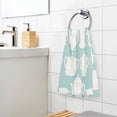thumbnail image 5 of Sketchy Tea Collection Soft 100% Cotton Towel, High Absorbency, Single Pack, 16" x 28", 5 of 7