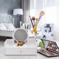 thumbnail image 4 of Miangastore 1pc Desktop Girl Makeup Mirror Storage Drawer Structure Girl Cosmetics Mirror, 4 of 8