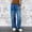 Blue, variant on Mid Rise Barrel Jeans For Women Wide Leg Mid Waist Cropped Denim Pants Baggy Boyfriend Jeans With Pockets Size 20 Pants Women Denim Knit Pants Jean Women Pants plus Size Women Pants Jean Pants for