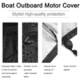 thumbnail image 2 of Patio Table Cover Rectangular Waterproof 210D Oxford Protection Garden Table Covers Dustproof Patio Furniture Covers 213x132x74cm, 2 of 5