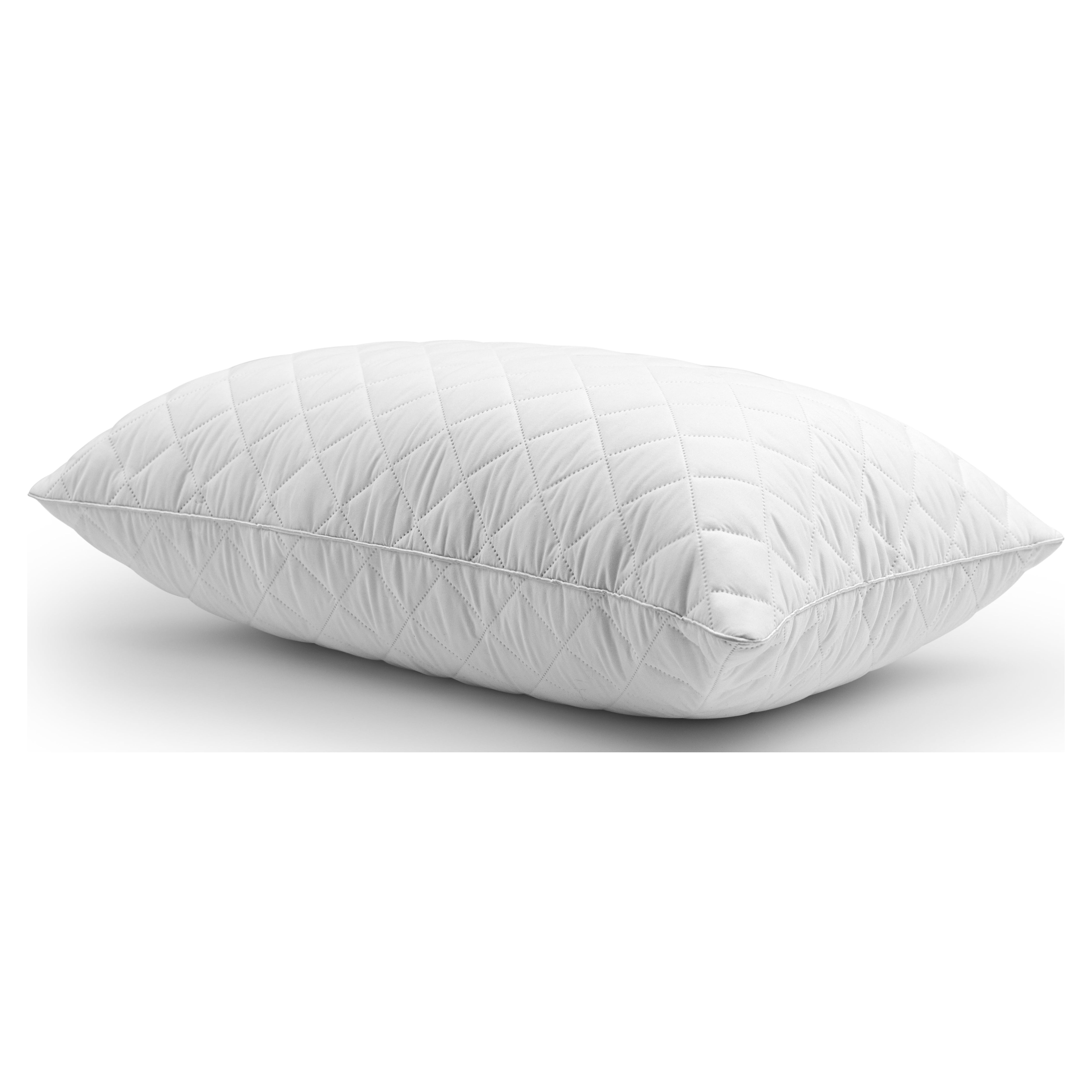 Mainstays Memory Foam Cluster Bed Pillow, Standard/Queen, 2-Pack photo 4