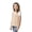 Khaki, variant on Girls Fleece Vest V-Neck Snap Button Sleeveless Top with Cute Embroidery Kids Lightweight Warm Layering Outerwear for Fall