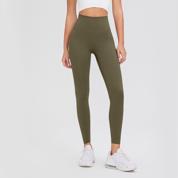 MKLEKYY Leggings deportivos para mujer, de cintura alta, suaves, sin transparencias, para entrenamiento, yoga, correr