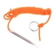 thumbnail image 1 of Soporte de pescador de pesca paracord para equipos de pesca en kayak al aire libre Naranja, 1 of 8