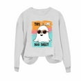 thumbnail image 2 of Ailaofu Womens Halloween Crewneck Sweatshirt Cute Long Sleeve Graphic Pullover Tops Fall Fashion Clothes, 2 of 4