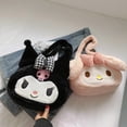 thumbnail image 4 of Bolso de hombro de felpa Kawaii Sanrio, peluche Kuromi Melody Sanrio Cinnamoroll, peluche de gran capacidad, regalo para niñas, 4 of 4