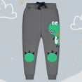 thumbnail image 3 of SXIMEE 2-7T Toddler and Boys Joggers Cotton Sweatpants Kids Pull-On Active Athletic Pants with Drawstring, 3 of 5