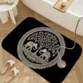 thumbnail image 6 of 1pc Misty Pine Forest Bathroom Rug Bathroom Decor and Accessories- Durable,Anti Slip,And Quick Drying,Suitable For Indoor/outdoor Use - Perfect For Bathrooms,Bedrooms,Kitchens, 6 of 9