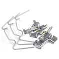thumbnail image 1 of Pinzas para Acristalamiento NQ Sujetador de Vidrio Acero Inoxidable 50 Piezas, 1 of 3