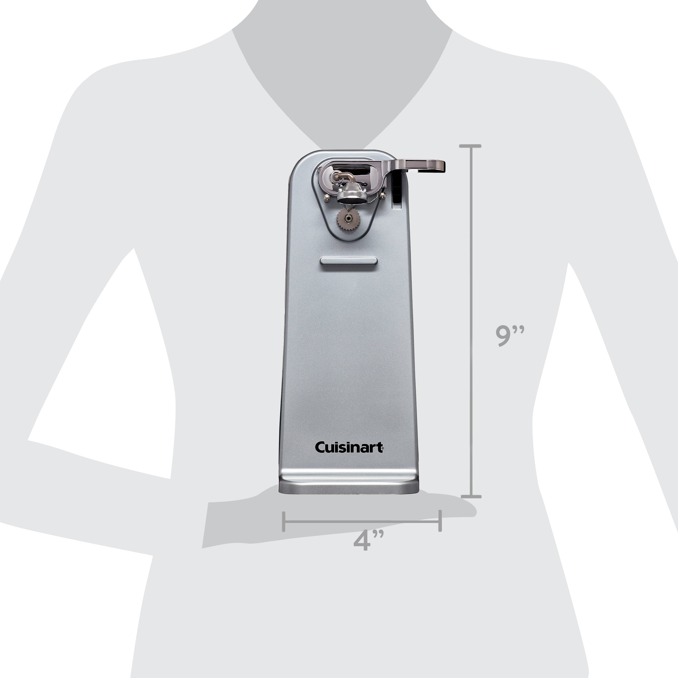 Cuisinart Deluxe Electric Can Opener with Power Cut Blade, Chrome