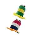 thumbnail image 1 of Sombrero de aficionado al fútbol de 2 piezas, , de partido de fútbol, sombreros de fútbol de carnaval nocturno, recuerdo , Bar, actuación Verde y rojo Baoblaze sombrero de fútbol de carnaval, 1 of 8