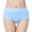 41# Light Blue, variant on Womens Brief Soft Underwear Breathable Panties Mid Waisted Stretchy Brief Light Purple XL