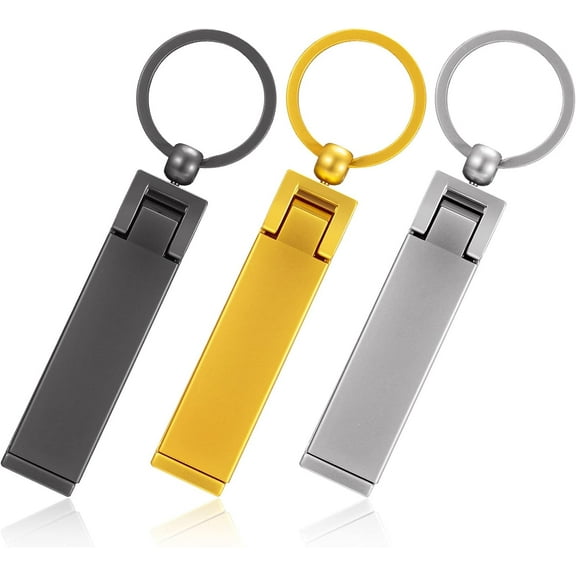 3 Pieces Purse Hook for Table Instant Bag Hook Hanger, 2-in-1 Handbag Table Holder Hanger Set Mobile Phone Holder Foldable Storage Stylish Swivel Design for Women Desk