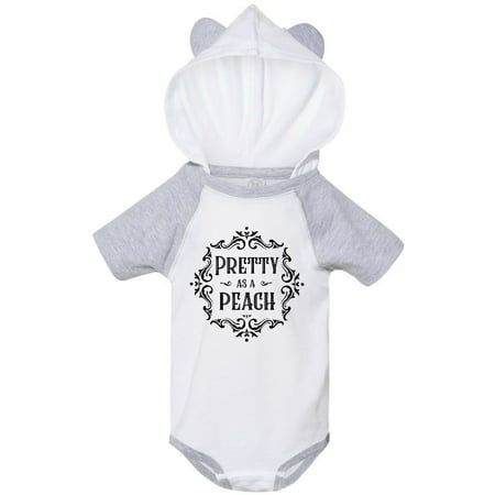

Inktastic Pretty as a Peach Gift Baby Girl Bodysuit