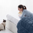 thumbnail image 3 of Comforter Duvet Insert Full/Queen Navy Blue Down Alternative All Season Microfiber, 3 of 6