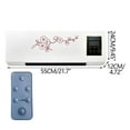 thumbnail image 3 of 8000 BTU Wall-Mount Air Conditioners 10000 BTU, Energy Efficient Room Air Conditioning, AC Unit Cools Up to 550 Sq.Ft. with Remote Control, Cooling/Heating, Dehumidifier and Fan, White, 3 of 9