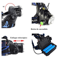 thumbnail image 3 of Lampara Cabeza  Bloosom Led Minera Minero T6 Recargable Con Sensor, 3 of 4