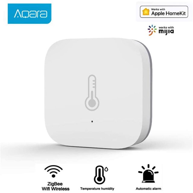 Aqara Temperature Humidity Sensor , Intelligent Temperature And Humidity Sensor Atmospheric Pressure Real-Time Monitor Smart Home Zigbee Wifi Working Wirelessly With The Mi Home App